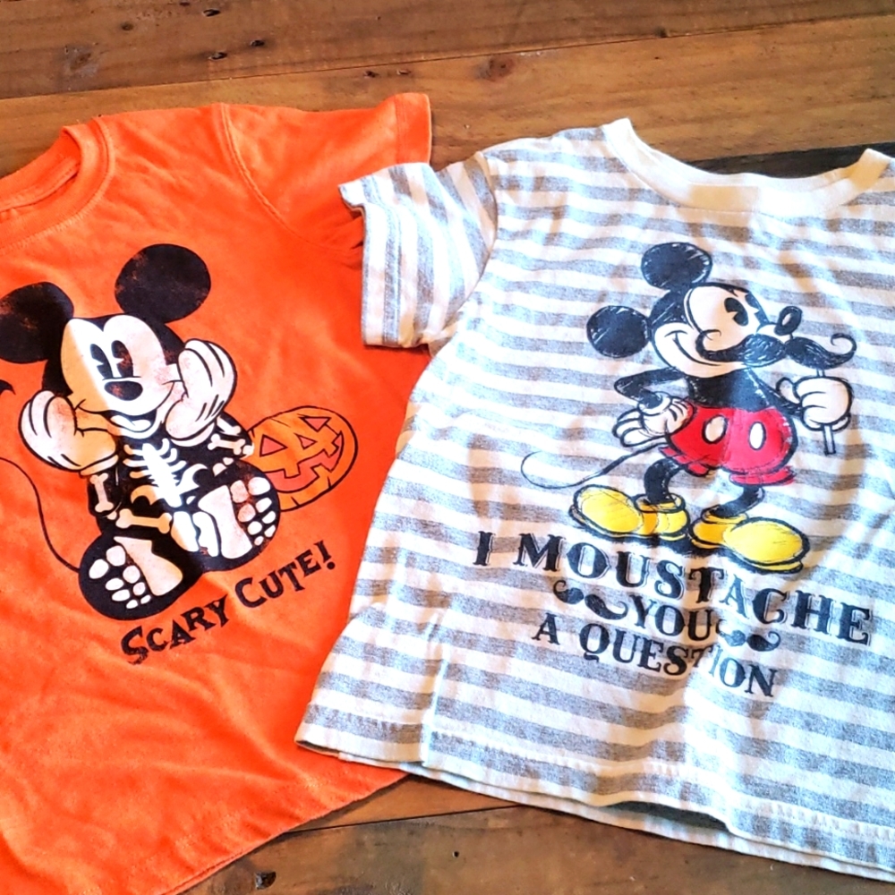 Set of 2 Mickey tees